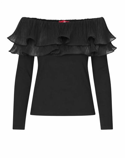 Cras Cph - Flouncecras Bluse - Black